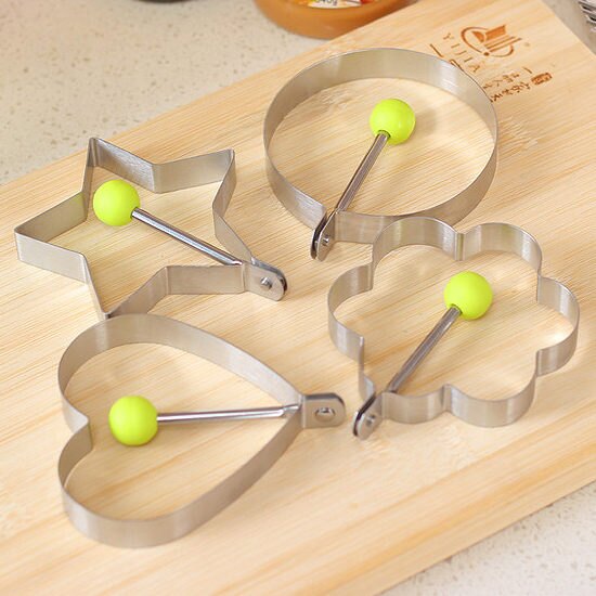 廚房造型煎蛋器 模型 餅乾 烘焙 製作 不鏽鋼 雞蛋 荷包蛋 吐司 雞蛋圈 ♚MY COLOR♚【Q150】