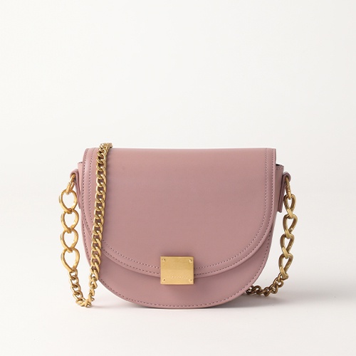 Pixy | 繆斯遐想鍊帶半月包 茱萸粉