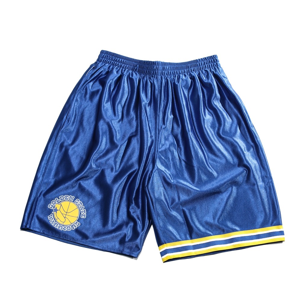 M&N NBA DAZZLE SHORT 勇士 藍 短褲 (布魯克林) MN9ASH09GSW