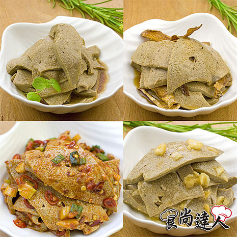 【食尚達人】台式經典粉肝4件組(原味/麻油/蒜味/香辣)4種口味各1