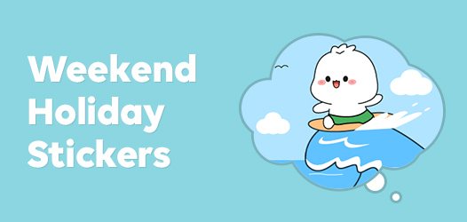 Weekend Holiday Stickers