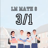 EP 3/1 - LM Mathematics 6