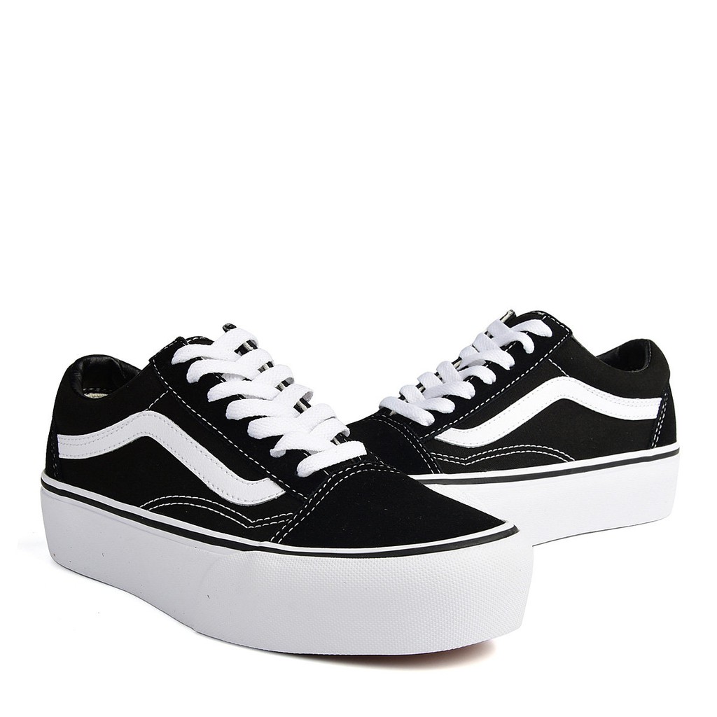 【FUZZY Select 】Vans OldSkool Platform 厚底 基本款黑白 女 VN0A3B3UY28