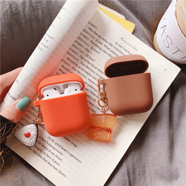 ?即將現貨 台灣發貨? 獨家自制款 Airpods2 藍芽耳機保護套 蘋果無線耳機保護套 壽司臘肉