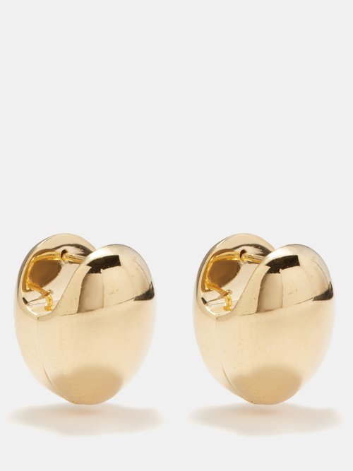 Bottega Veneta - Dome Gold-plated Drop Earrings - Womens - Yellow Gold