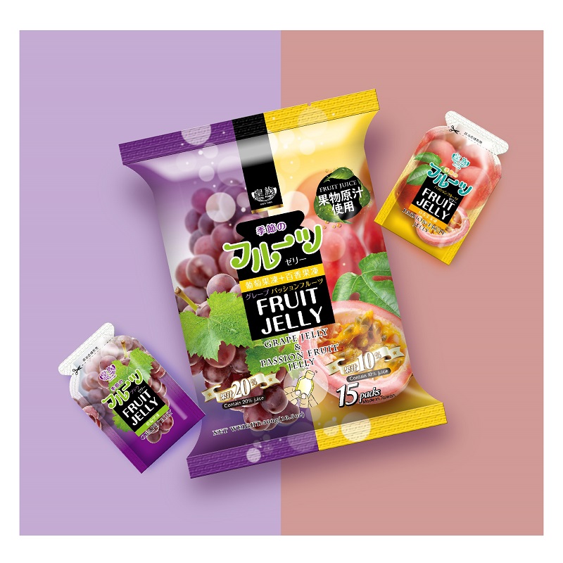 皇族綜合果凍(葡萄+百香果)
