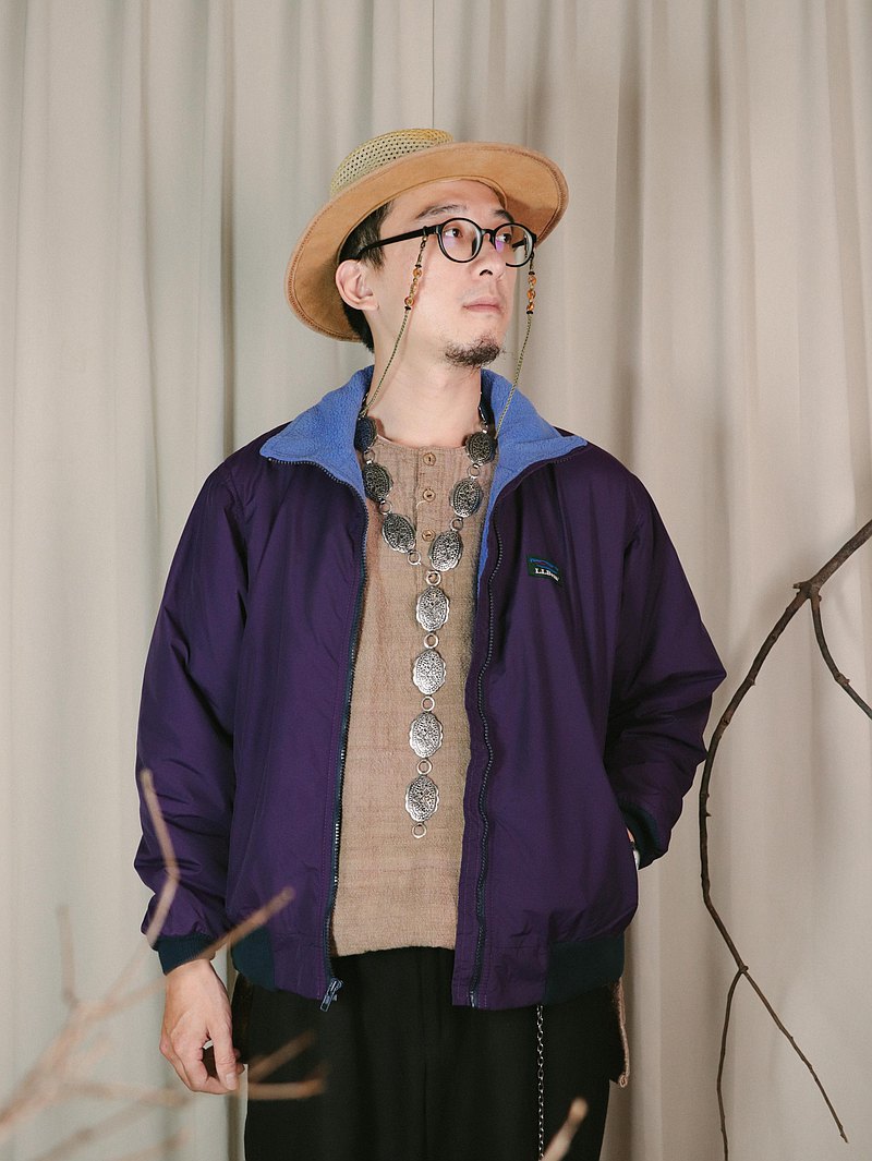 Tsubasa.Y│L.L.Bean防風外套 009 L.L.Bean 深紫色 內鋪棉 抓絨
