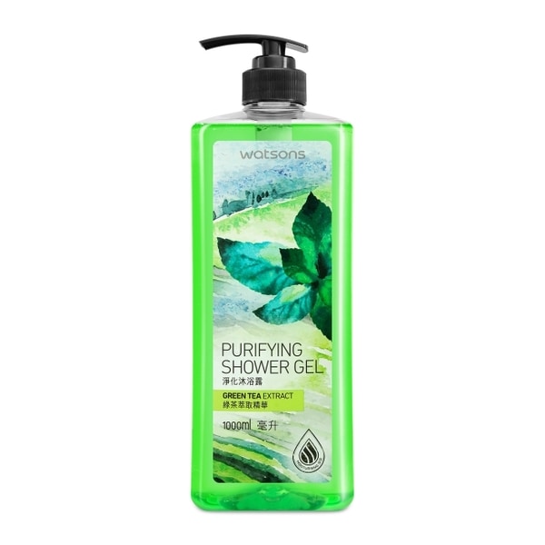 屈臣氏綠茶清香沐浴露1000ml(KR Design)