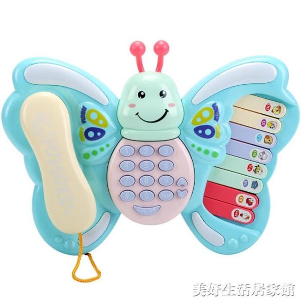 兒童電話玩具電話機仿真座機音樂手機嬰兒男女寶寶0-3歲1早教益智