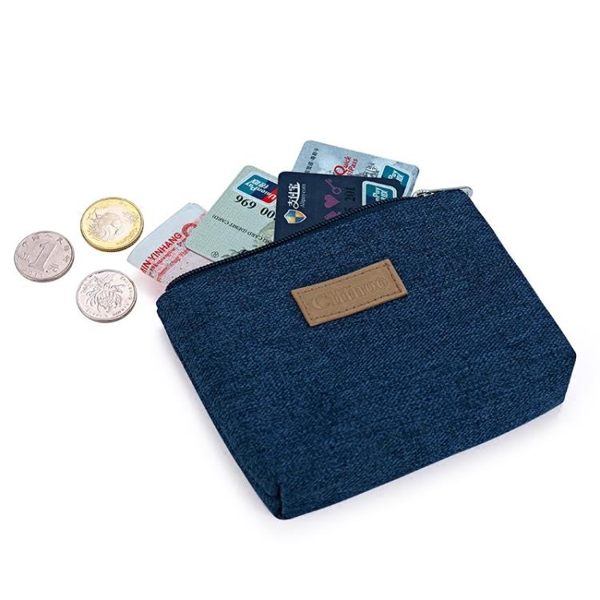 钱包 簡約布藝迷你可愛硬幣零錢包個性男女耳機數據線便攜收納