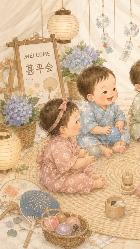 東三河ママ👼🏻💞甚平会