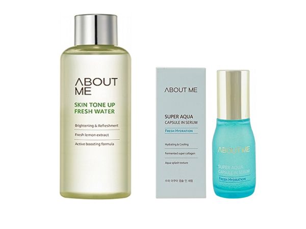 韓國 About Me~檸檬煥采化妝水(200ml)+超級補水膠囊精華露(50ml)組合款【D210699】，還有更多的日韓美妝、海外保養品、零食都在小三美日，現在購買立即出貨給您。