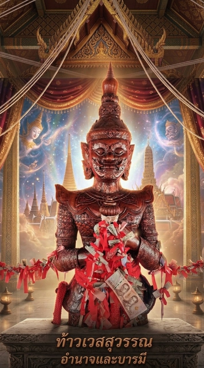 ชุดไหว้ออนไลน์ท้าวเวสสุวรรณ