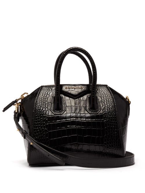 Givenchy - Givenchy updates its striking Antigona bag in refined lizard-effect leather for an elevat