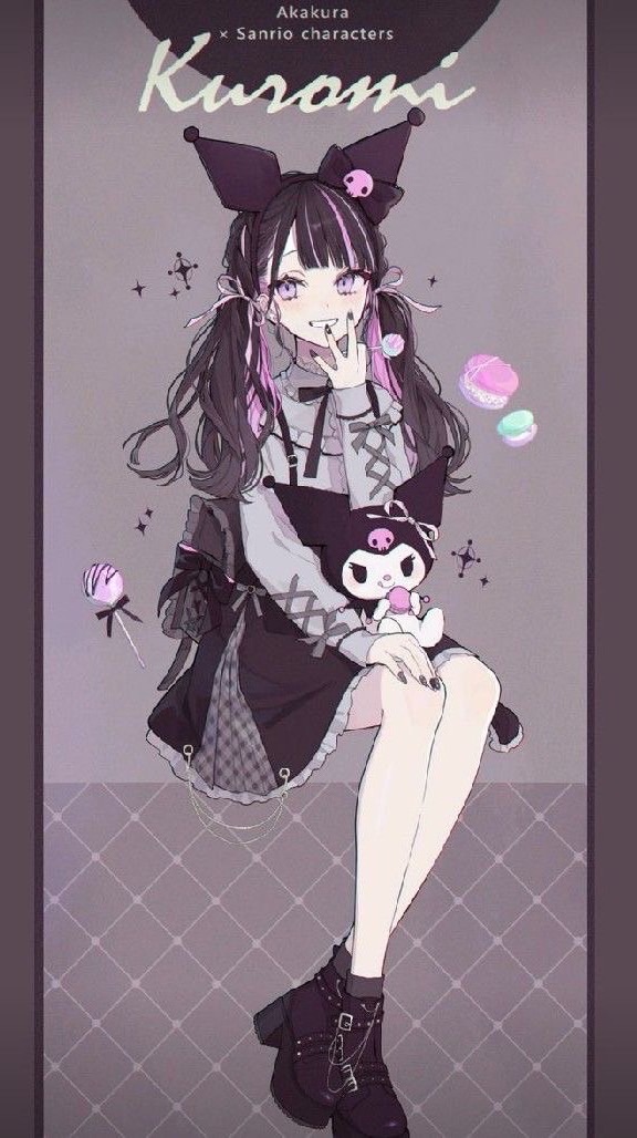 🖤💜酷洛米少女！
