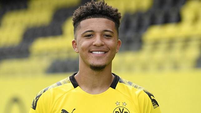 Winger Borussia Dortmund, Jadon Sancho. [INA FASSBENDER / POOL / AFP]