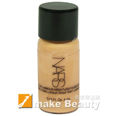 NARS 裸光奇肌粉底液(4ml)《jmake Beauty 就愛水》
