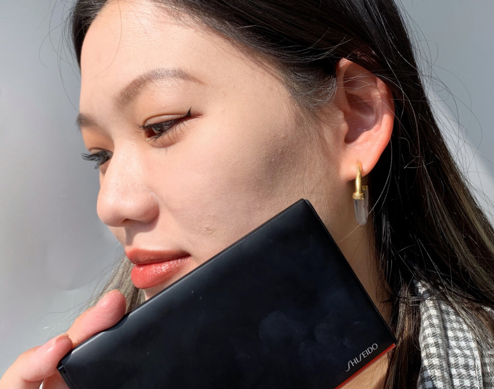 專櫃控油粉餅推薦1：Shiseido 資生堂 超進化持久粉餅 實測妝效