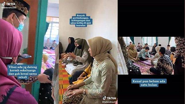 Video <a href='https://style.tribunnews.com/tag/tiktok'>TikTok</a> yang menceritakan kisah wanita yang langsung dilamar calonnya