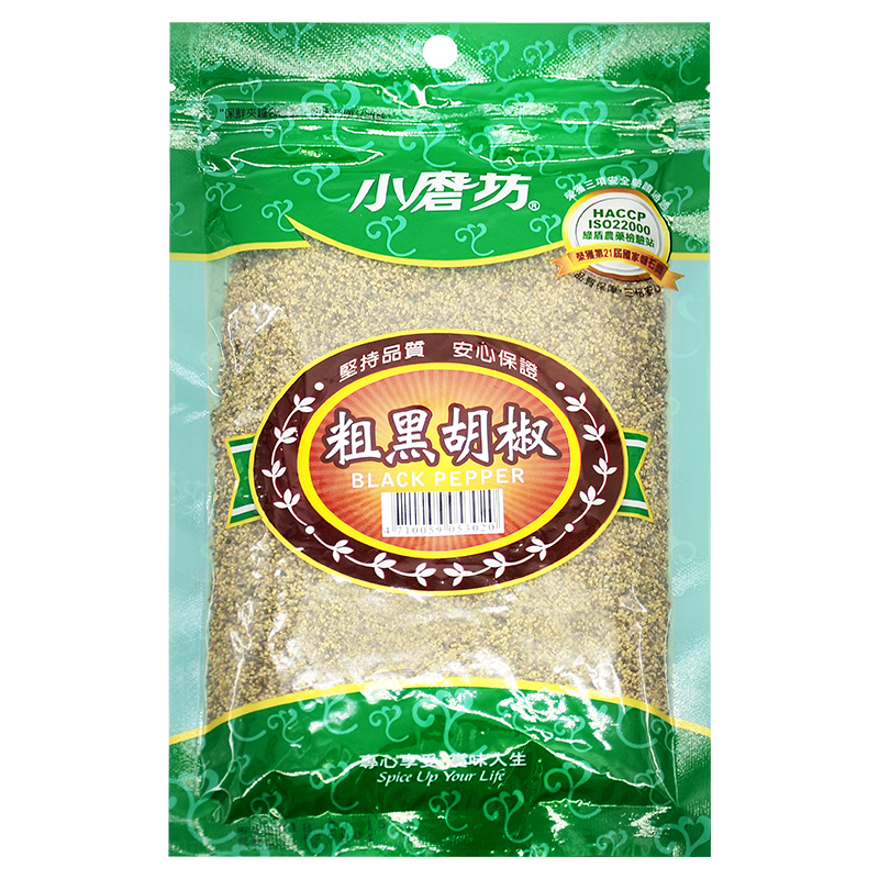 *直接撒在烹調菜餚中，湯類、炒菜、炒飯、甜不辣、鹽酥雞、滷味、炸雞等依喜好斟酌加入。 黑胡椒之添加於烹調後段加入，即菜餚起鍋前加入，其香氣表現更為豐富。 *可廣泛使用於食品加工上，如肉品加工：貢丸、魚