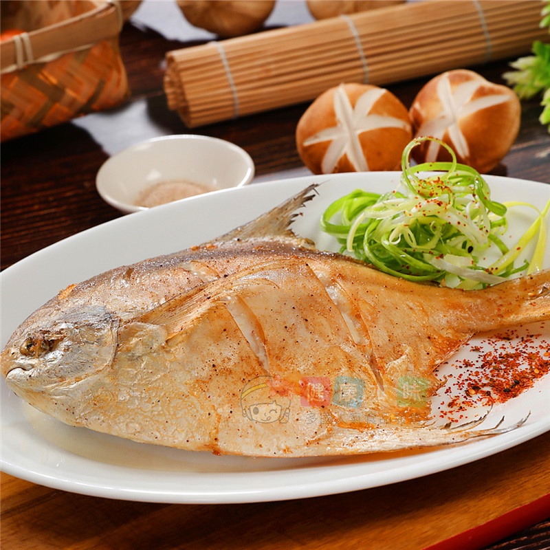 健康本味 正野生大白鯧(400g-500g)/尾 白鯧 海鮮 魚 鯧魚 銀鯧 拜拜 送禮 年菜 中式料理