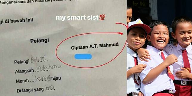 Lengkapi Lirik Lagu Pelangi Jawaban Siswa Bikin Ngakak Mediariau Com