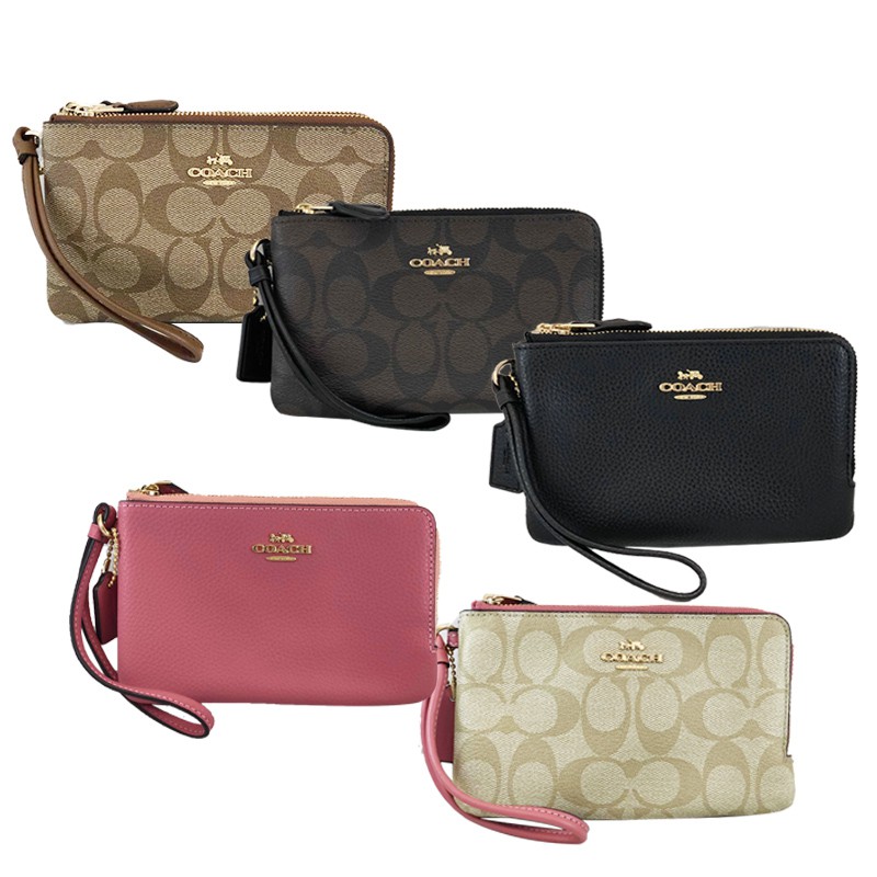 雙層手拿包：外層材質：PVC/荔枝紋牛皮商品尺寸：約長 16 cm x 寬 2.5 cm x 高 10.5 cm商品規格：兩個隔層，內層2卡片夾層，可放4.7吋手機⚠️下標前請先詢問顏色是否有庫存⚠️