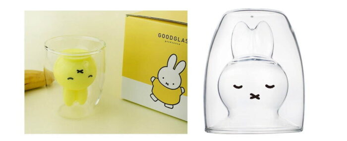 米飛兔雙層玻璃杯