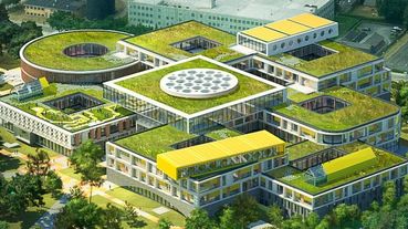 樂高LEGO Campus丹麥最新總部美呆！「森林裡的巨型積木屋」建築設計超夢幻、繽紛辦公空間童趣感炸裂