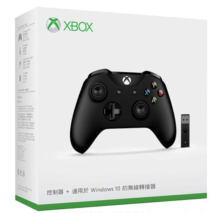 Xbox One 藍牙無線控制器(黑)PC無線轉接器同捆組Xbox One藍牙黑色無線控制器，搭載Bluetooth®，支援Windows 10裝置進行遊戲，內嵌3.5mm立體聲耳機插孔，更全面地支援
