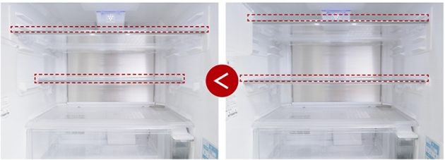 冷蔵庫の棚板を調整し 収納力をアップさせるノウハウ
