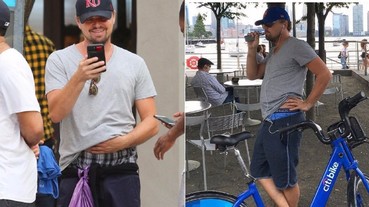 完全沒偶像包袱！李奧納多挺肚子當街露內褲 奧斯卡影帝的隨興程度超乎想像！