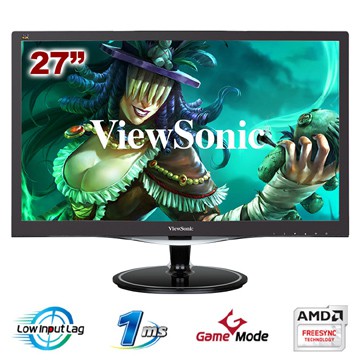 零閃頻 抗藍光 超低電磁干擾 VGA/HDMI/Display Port介面 1920*1080 FULL HD解析度 急速1ms反應時間 支援AMD FreeSync ViewSonic獨家電競遊戲