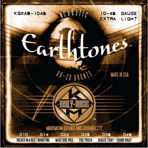 kerly strings earthtones 系列冰火弦 kqxab-1048 (10-48) 80/20黃銅美製民謠吉他弦 品牌: kerly strings 系列: earthtones 型號