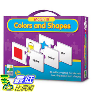 [美國直購] 2016美國暢銷兒童書 Colors and Shapes The Learning Journey Match It!