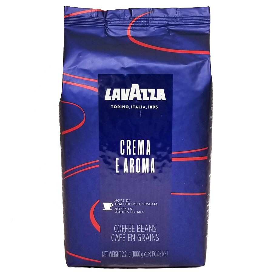 #本商品販售此商品有效期限：2021/08/30 義大利 LAVAZZA CREMA E AROMA 咖啡豆(1000g) 品牌：LAVAZZA 品名：CREMA E AROMA咖啡豆 成份：100％