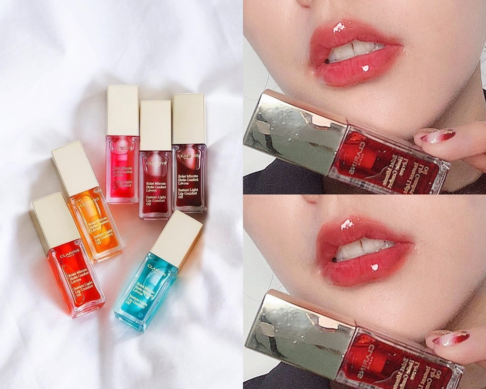 潤色護唇膏推薦1：Clarins 彈潤植萃美唇油（#03 艷紅莓果） 7ml，NT.850