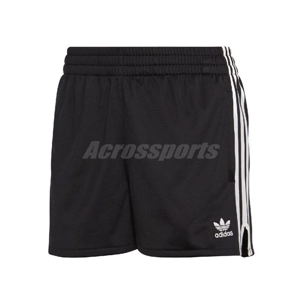 adidas 短褲 Originals 3 Stripes 黑 白 女款 三葉草 三條線 運動褲 【PUMP306】 CY4763