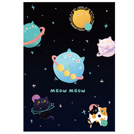 Meow meow universe (Black)