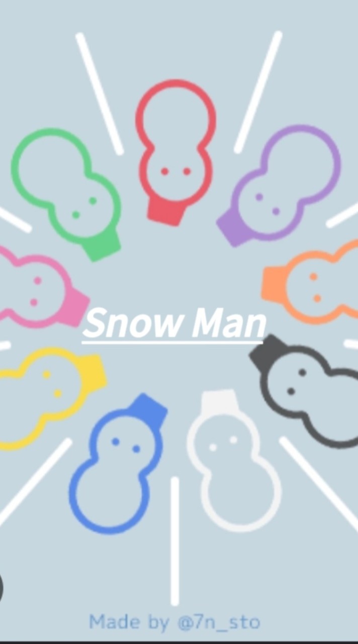 Snow Man好きが話す部屋☃️