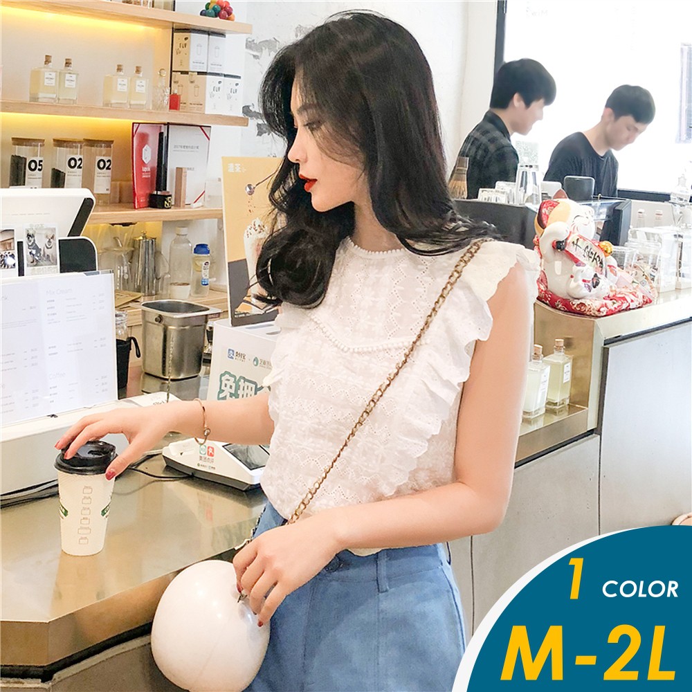 #吹毛求疵別來#吹毛求疵別來#吹毛求疵別來##商品介紹:不挑身形 減齡顯瘦優雅花邊 小巧飛飛袖渡假/約會穿搭都適合渡假/約會穿搭都適合材質與尺碼請見圖表說明絕佳質感 值得擁有現貨3天內出貨無現貨需等7