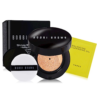 BOBBI BROWN 自然輕透膠囊氣墊粉底-無瑕版附盒#Light加贈平衡潔膚油3ml