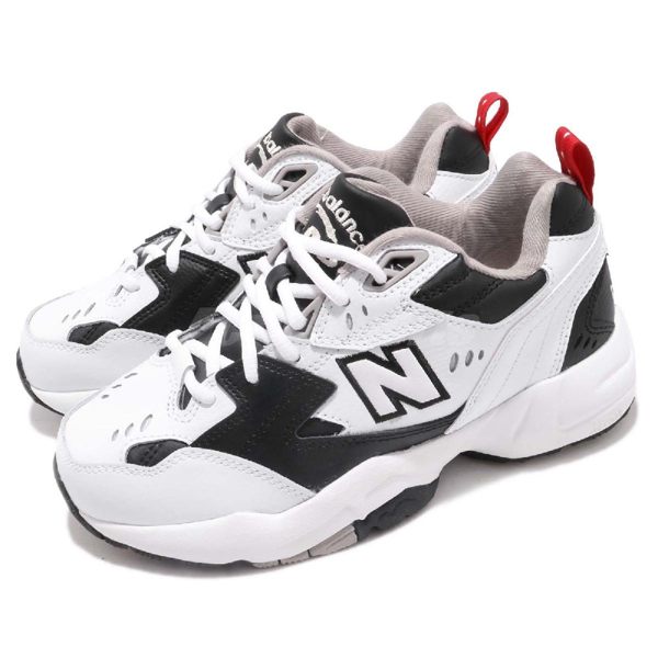 New Balance 慢跑鞋 608 NB IU 李知恩 白 黑 韓系 運動鞋 老爹鞋 男鞋 女鞋【PUMP306】 WX608RB1D