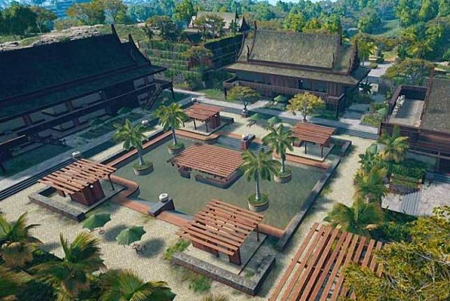 tempat flare gun paradise resort sanhok pubg