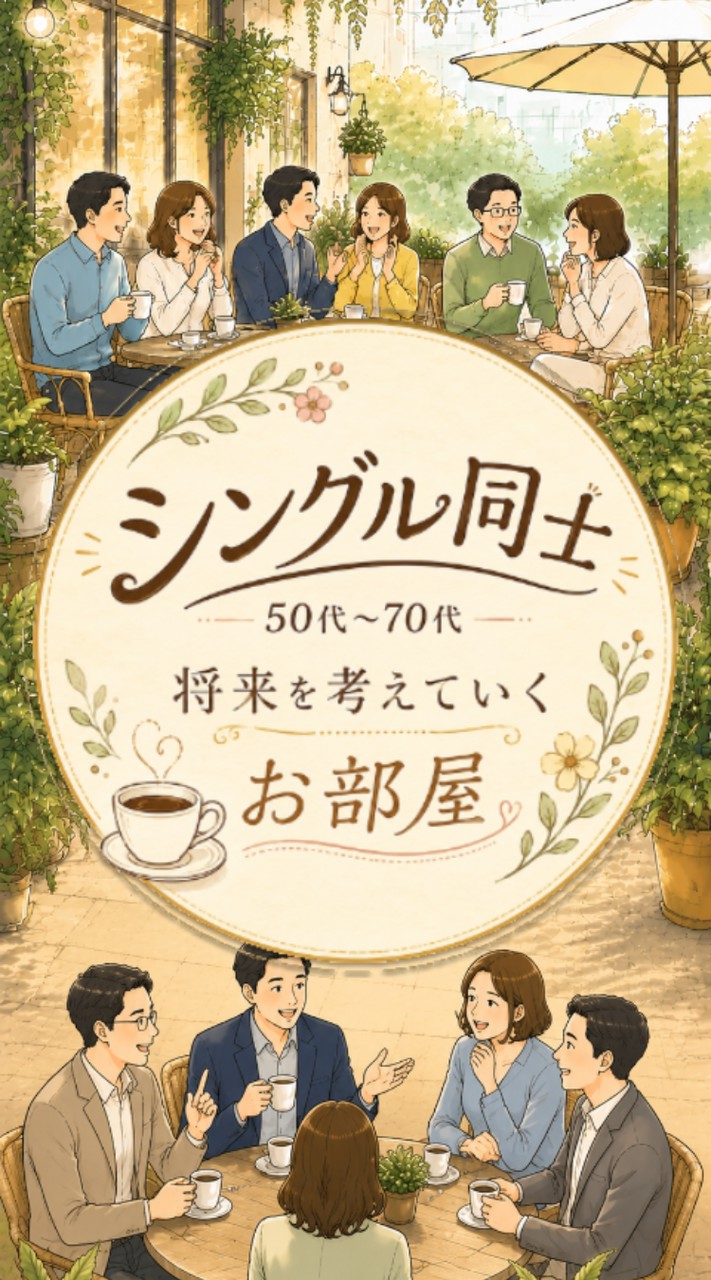 🍀シングル同士50代～70代将来を考えていくお部屋🍀