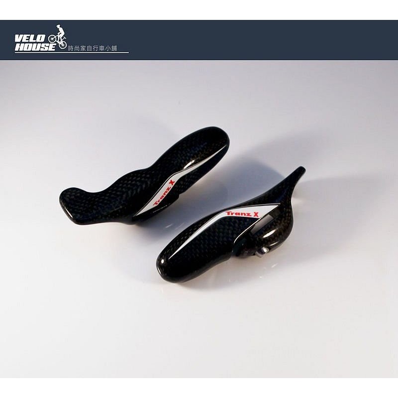 ★飛輪單車★ TranzX E8503 海豚型碳纖維牛角手把~僅115公克[04008503]