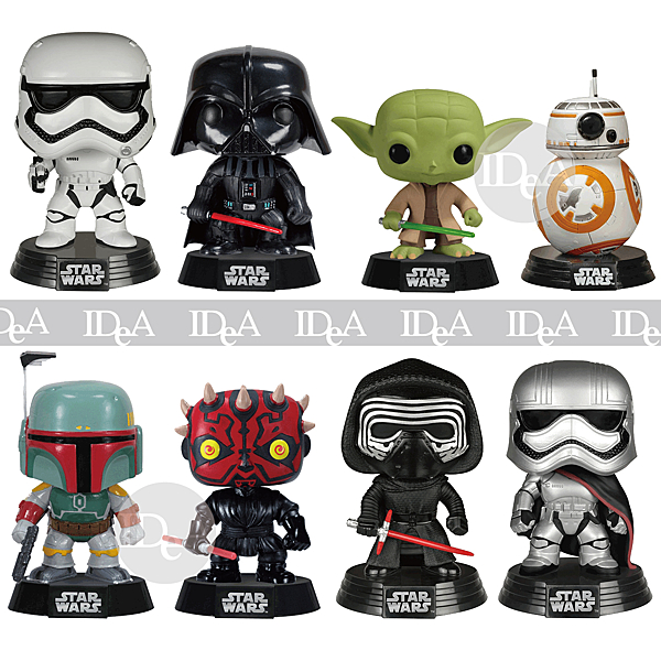 超可愛星際大戰八款人物搖頭娃娃n彈簧頭裝置 非太陽能n放置桌上、車上n搖啊搖~超療癒的！