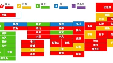 日本各地的人愛吃哪種拉麵？