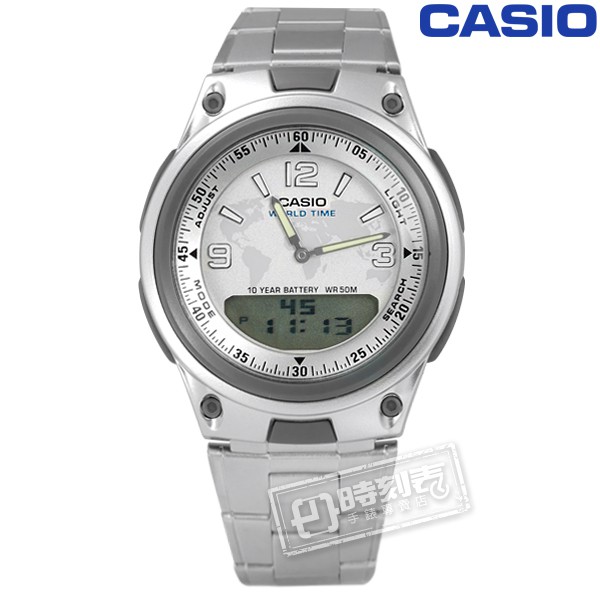 指針顯示 / 時、分、秒、am/pm、月、日、週 / LED冷光照明 / 夜光指針及刻度．錶帶：不鏽鋼雙邊按壓折疊扣 / 手圍：約22cm以內 ．錶帶寬度：約19mm ．錶殼：塑膠 ．鏡面：高強化壓克