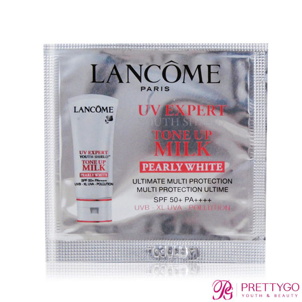 LANCOME 蘭蔻 超輕盈UV提亮素顏霜SPF50+ PA++++(1ml)#珍珠白【美麗購】